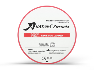 Циркониевый диск Katana Zirconia YML 18мм А1 4675 фото