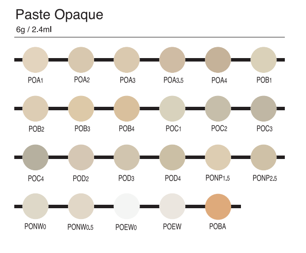 Noritake EX3 Paste Opaque. Опак пастообразный 6гр EX3PO6 фото