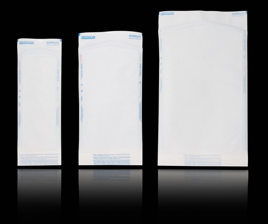 Самоклеючі пакети "Eurosteril Pouches" 19х33 см. Упаковка 200 шт. 2860 фото