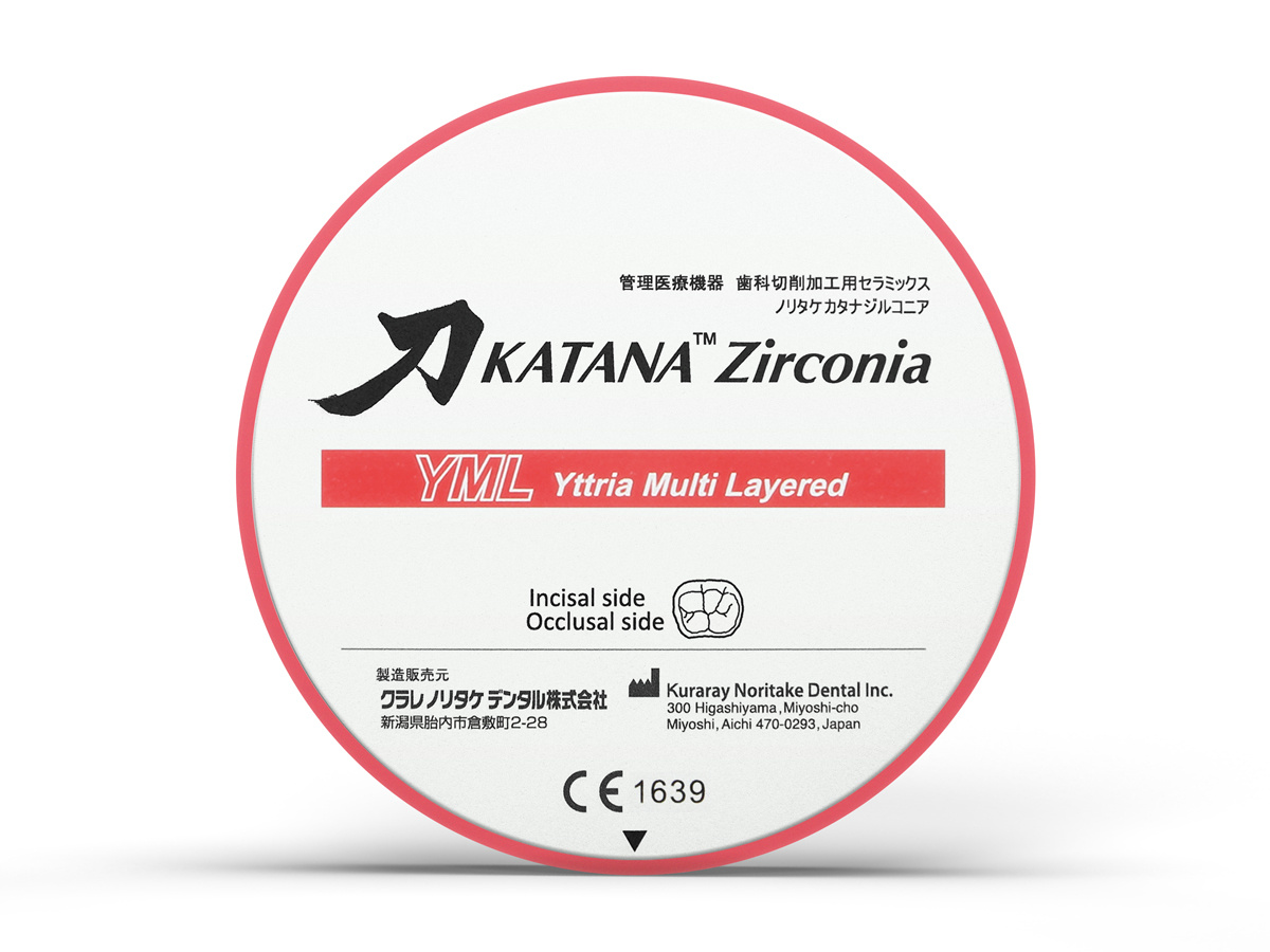 Цирконієвий диск KATANA Zirconia YML 18мм 4674 фото
