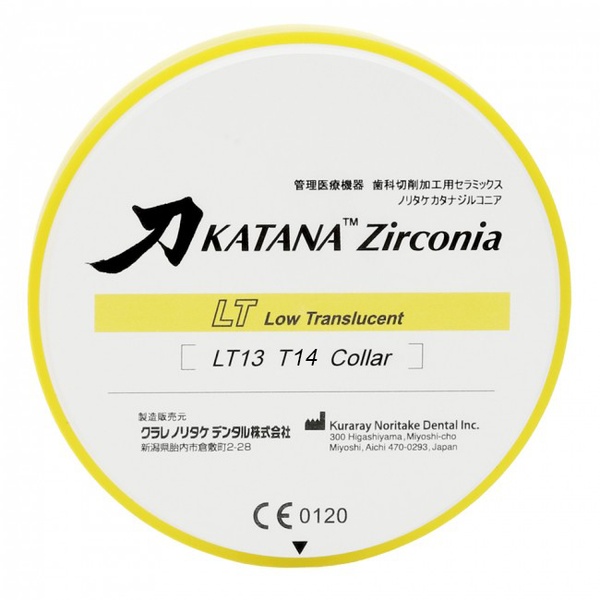 Цирконієвий диск Katana Zirconia LT 14мм 4462 фото